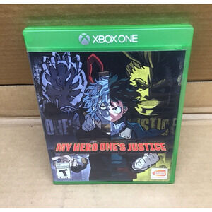 My Hero Ones Justice Microsoft Xbox One Game and Case Tested